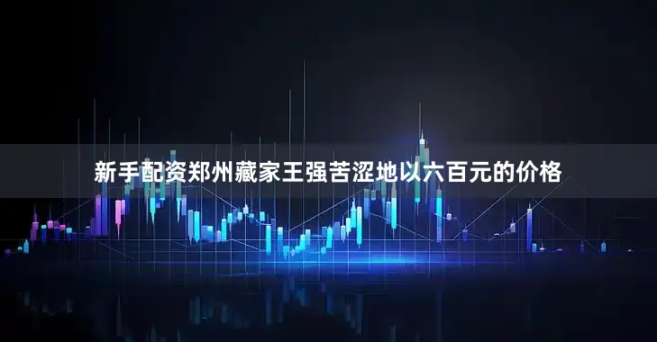新手配资郑州藏家王强苦涩地以六百元的价格